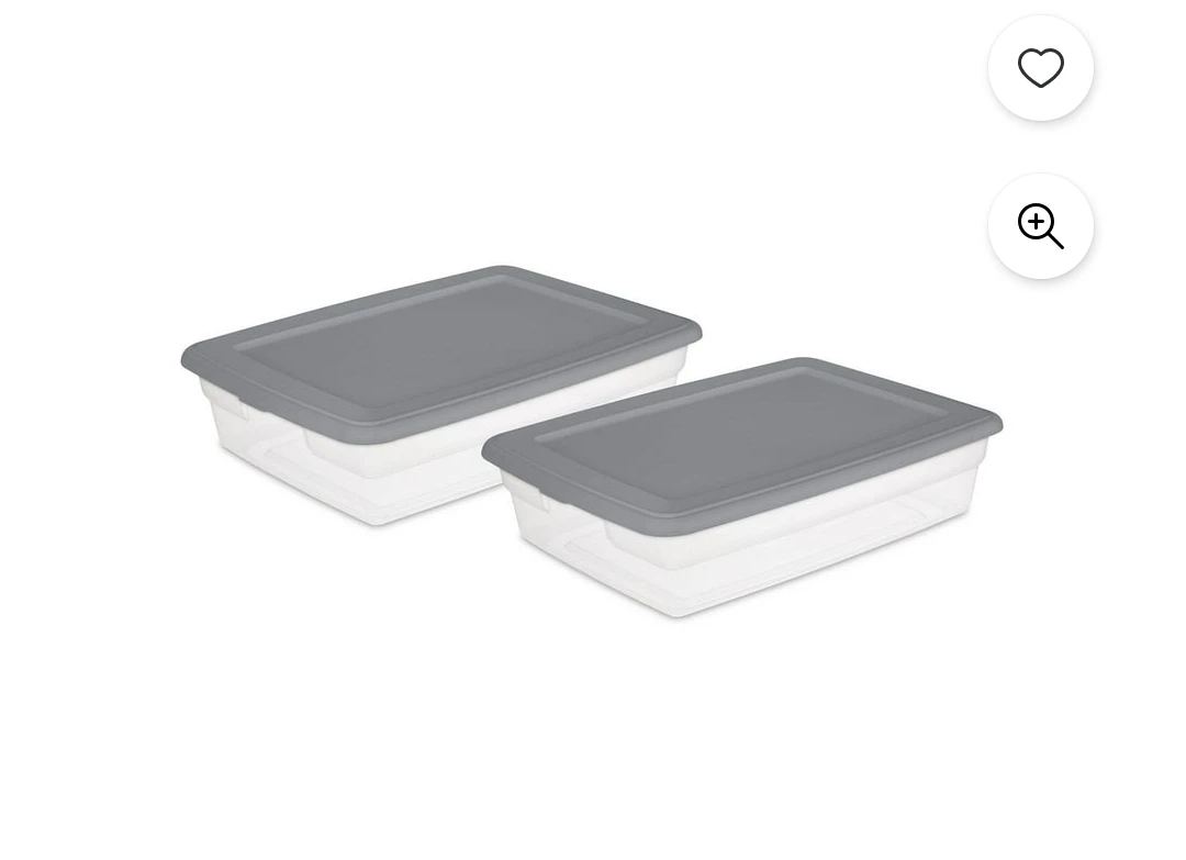 Brand New Sterilte ClearView Storage Boxes $15 & $20 - photo 2