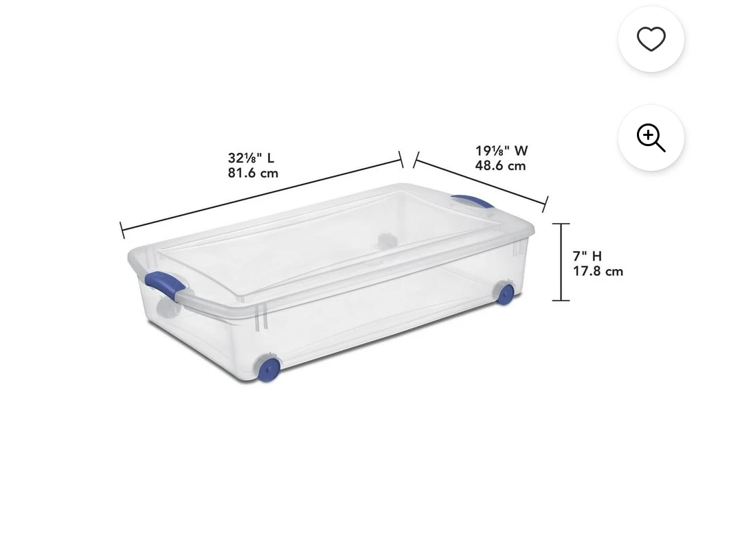 Brand New Sterilte ClearView Storage Boxes $15 & $20 - photo 5
