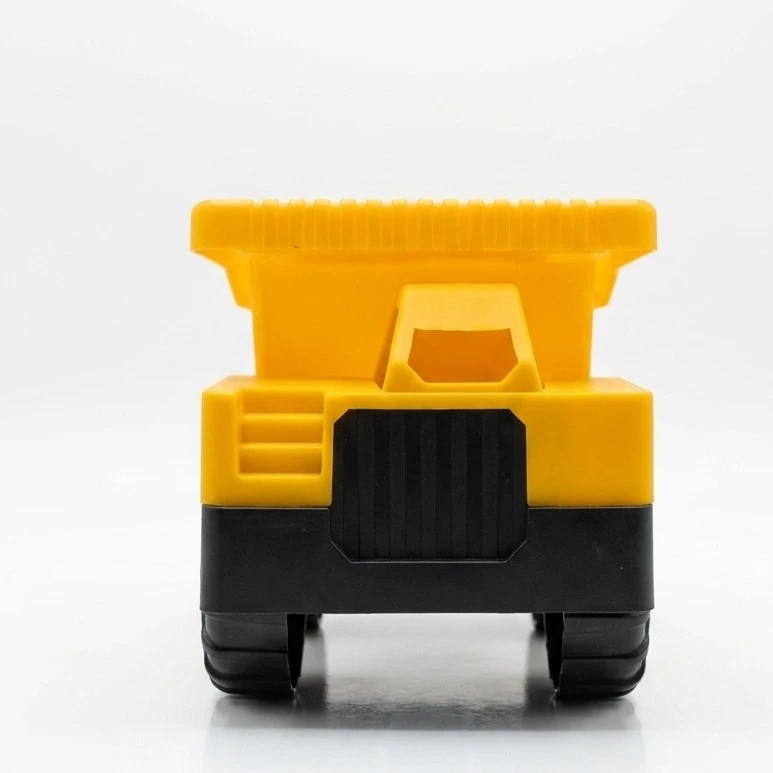 Turbo Wheels Action Series Yellow Dump Truck Toy - 7"×4.5"×4" - photo 3