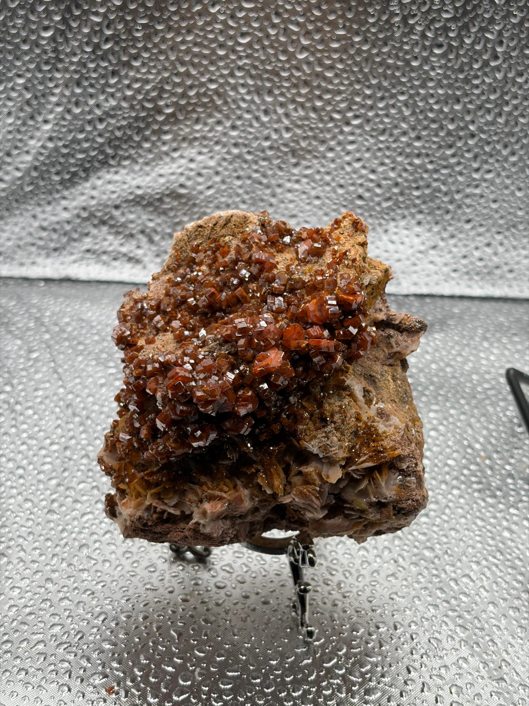 Vanadinite Crystal Specimen on Matrix - photo 2