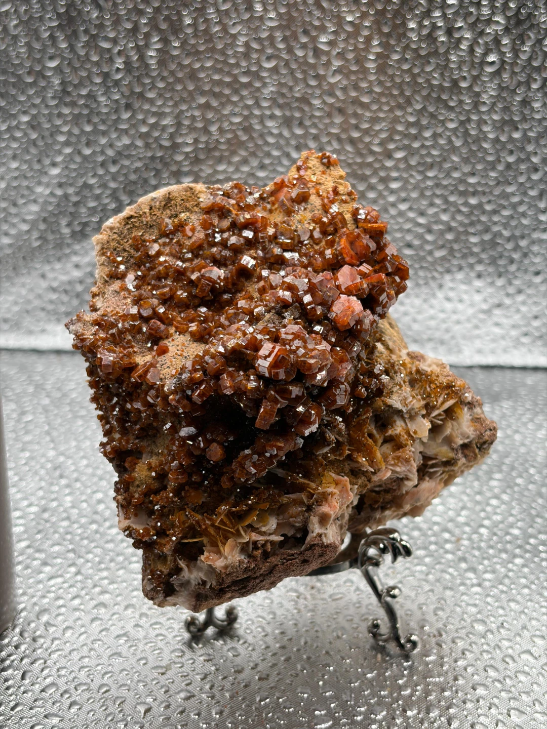 Vanadinite Crystal Specimen on Matrix - photo 3