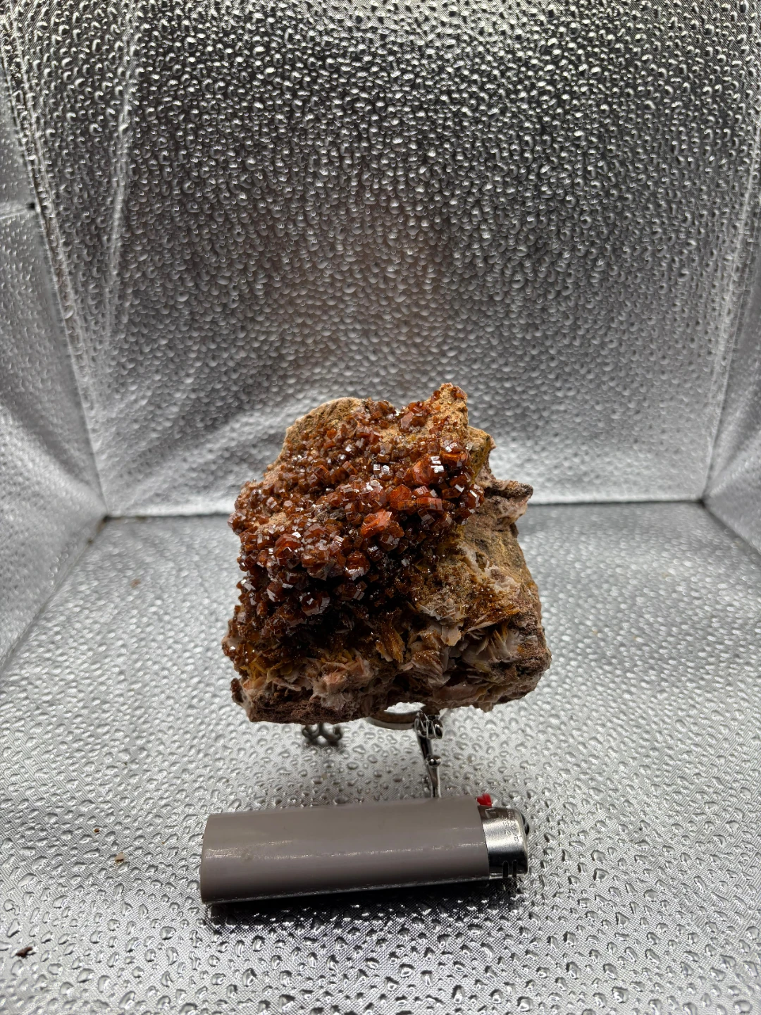 Vanadinite Crystal Specimen on Matrix - photo 5