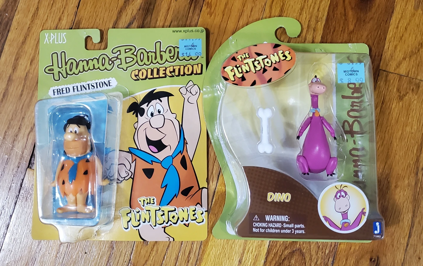 The Flintstones X-Plus Collection Fred Flintstone & Dino Figures