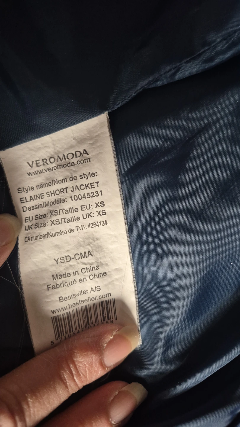 Vero Moda Elaine Short Jacket Navy Blue XS - photo 2