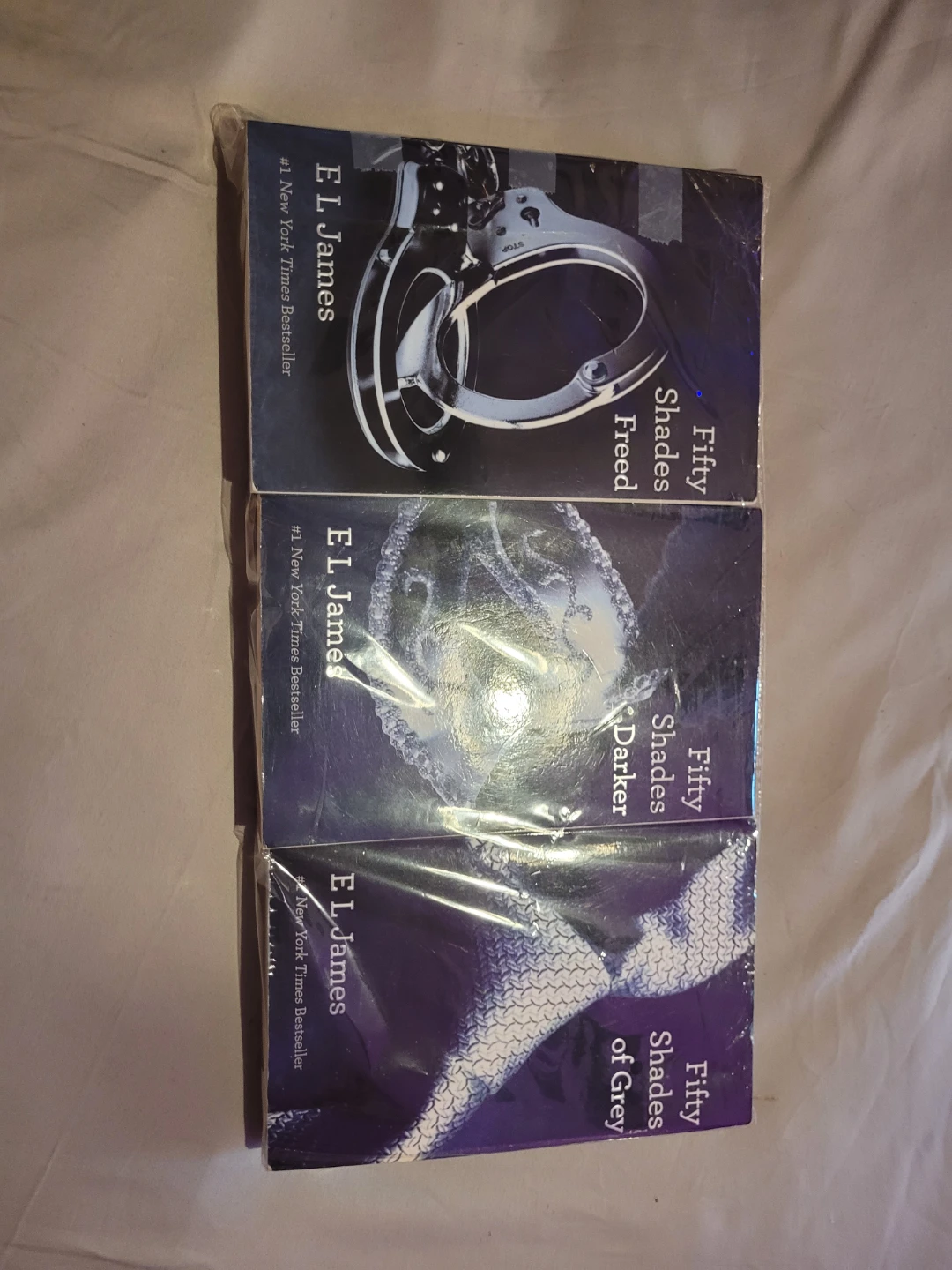 Fifty Shades of Grey, Darker, Freed Trilogy by E.L. James