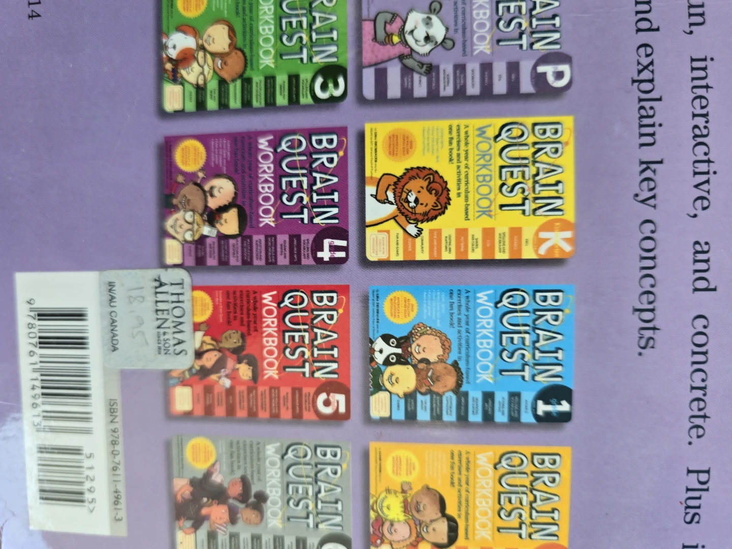 Brain Quest Workbook Pre-K - photo 3