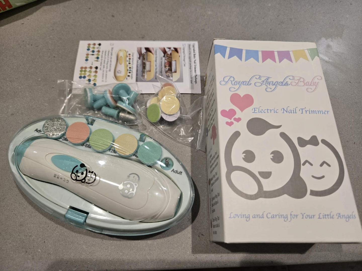 Royal Angels Baby Electric Nail Trimmer Set - photo 2