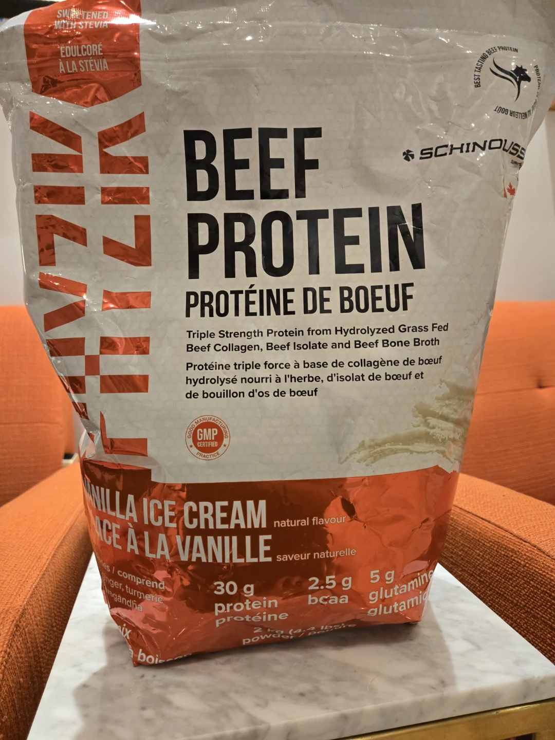 Schinoussa Beef Protein Vanilla Ice Cream 2kg