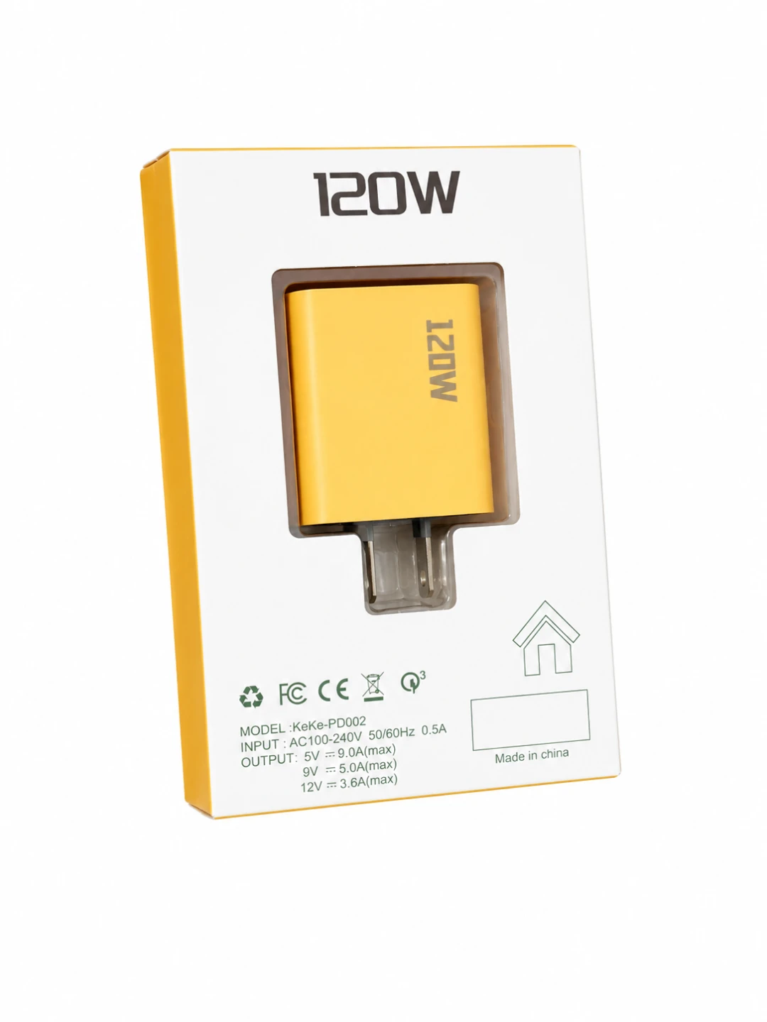 120W Fast Charging Power Adapter with 3 Ports - photo 3