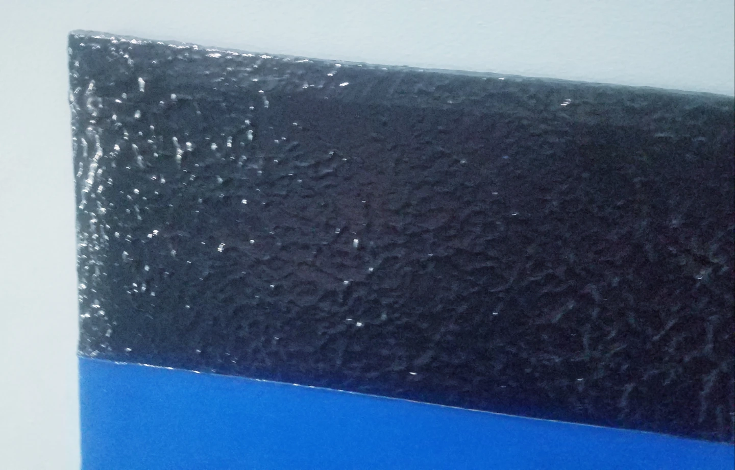 Thin Blue Line Textured Painting Police Law Enforcement NYPD - photo 4