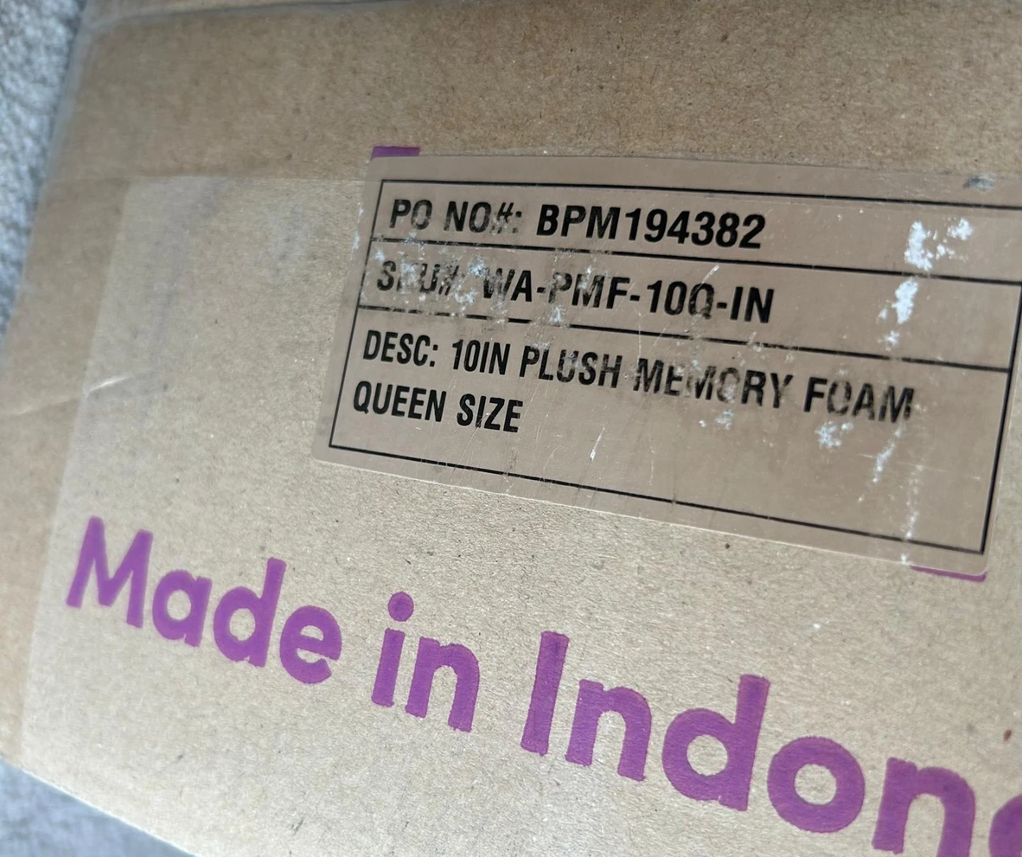 Queen Size 10" Plush Memory Foam Mattress - photo 2