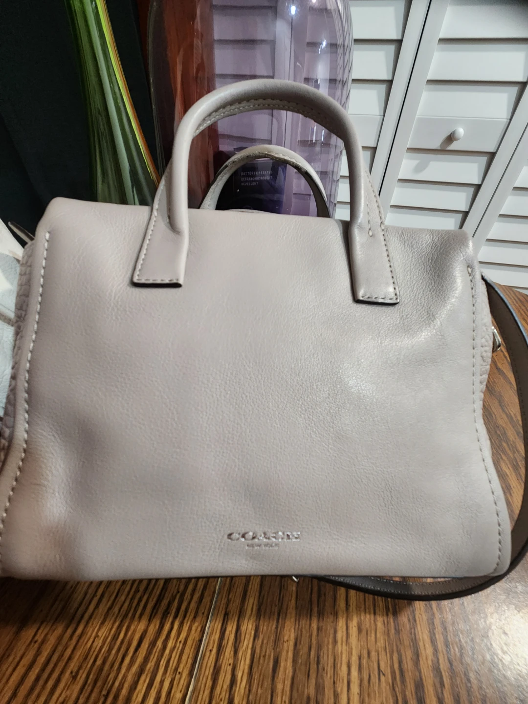 Coach Leather Satchel Handbag - photo 2