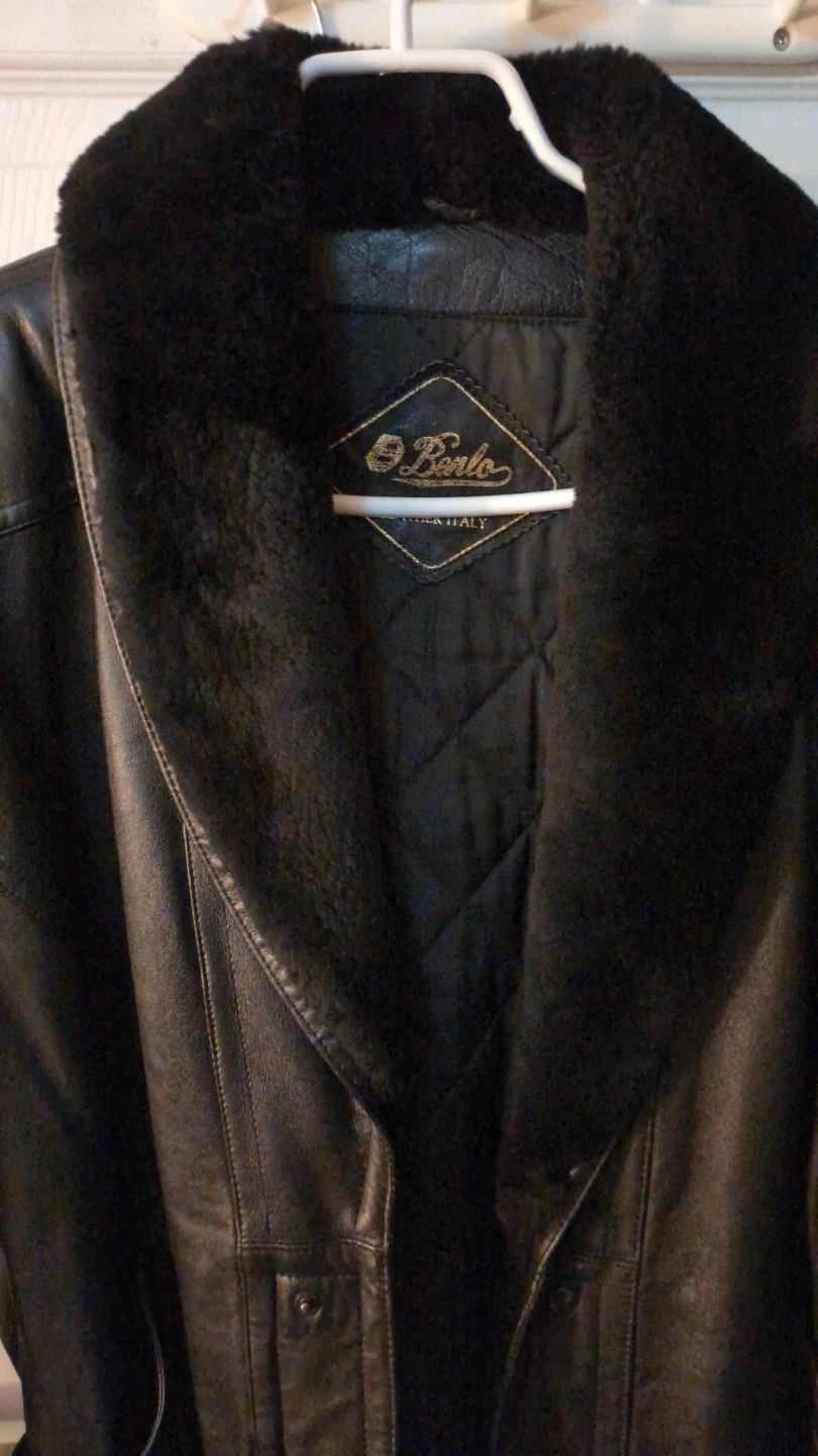 Berlo Black Leather Jacket - photo 2