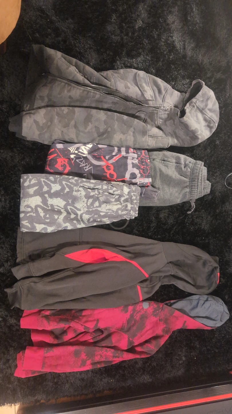 Bundle of 6 Kids Hoodies & Sweatpants 10/12
