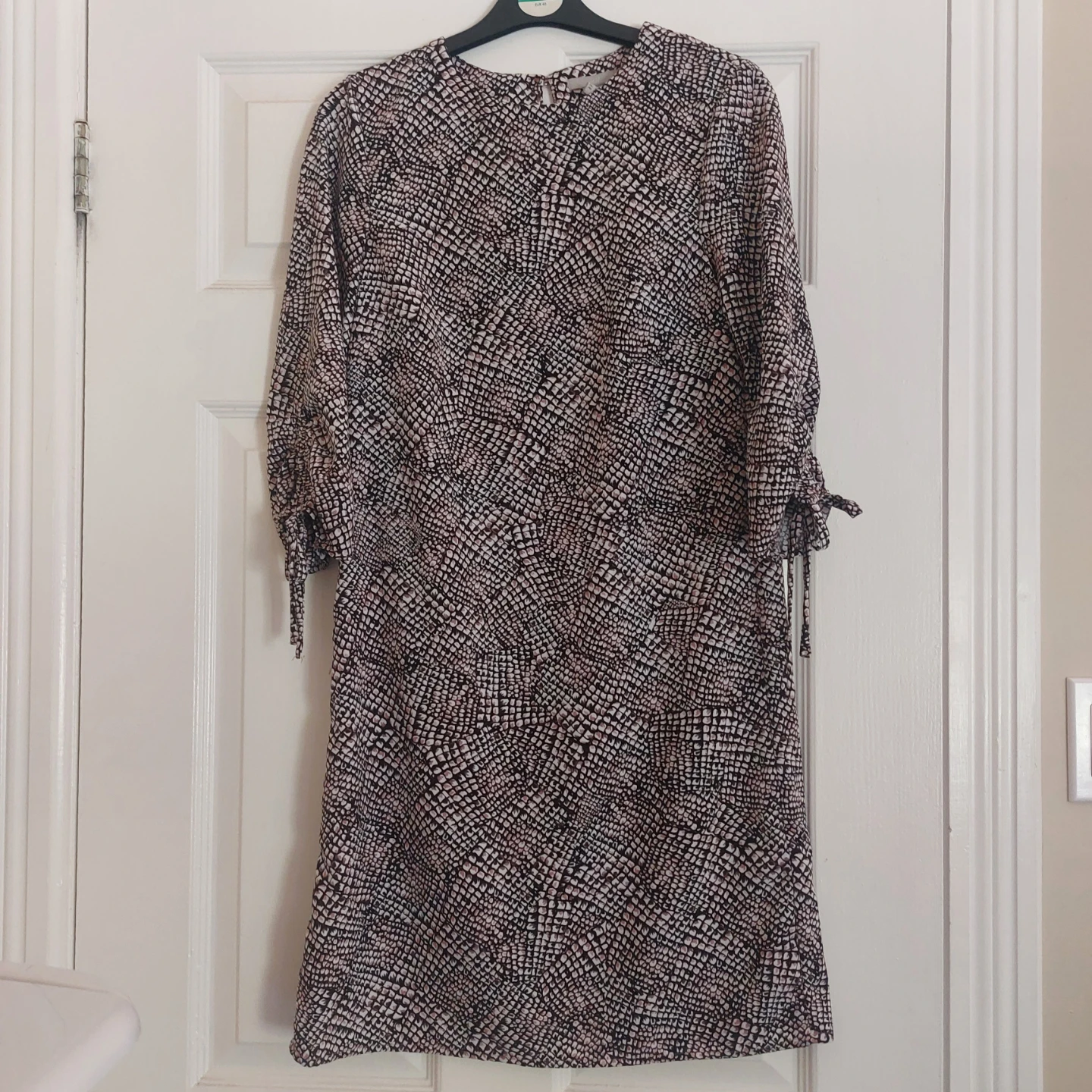 H&M office / semi formal snake print dress size 2