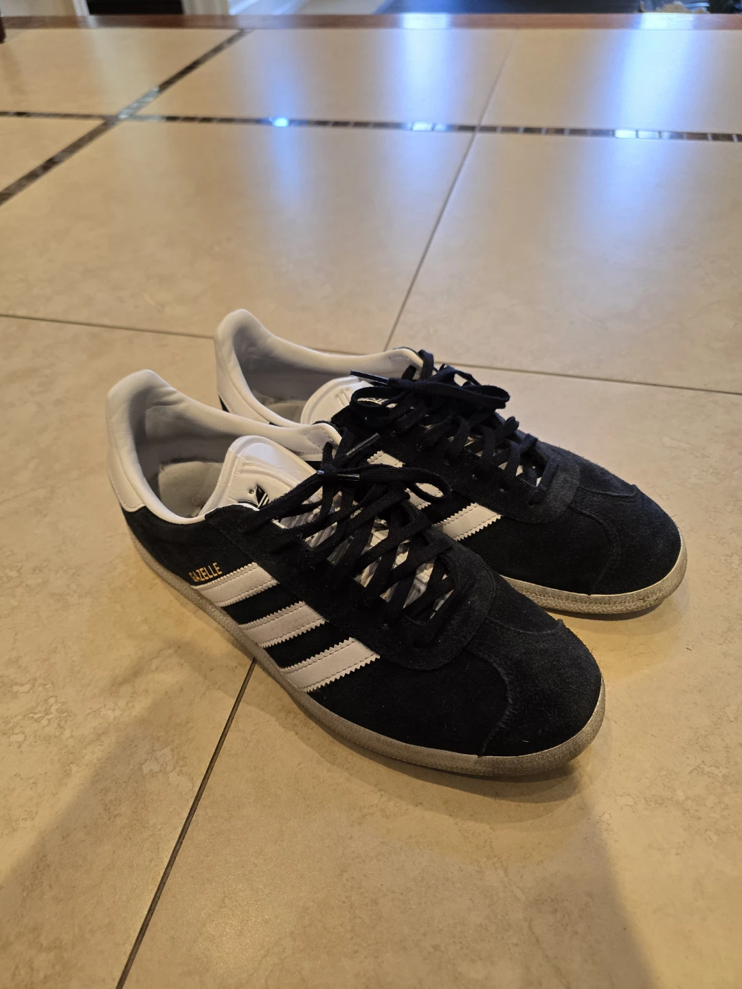 Adidas Gazelle Black Suede - Size US 9 - photo 3