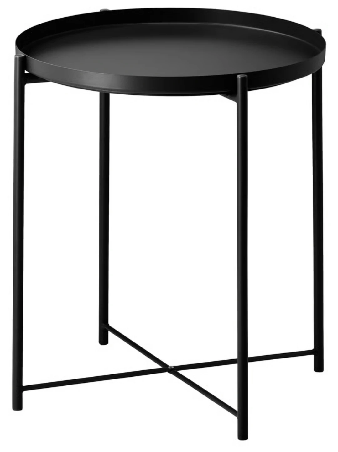 Black Round Side Table - photo 3