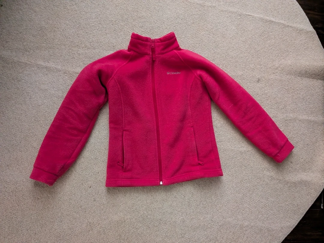 Girls Columbia Fleece Jacket - Size M