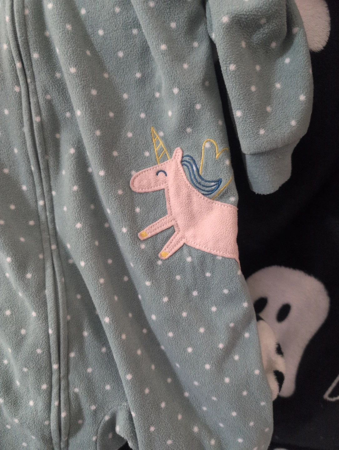Carter's Unicorn Fleece Sleepsuit - Toddler 2T