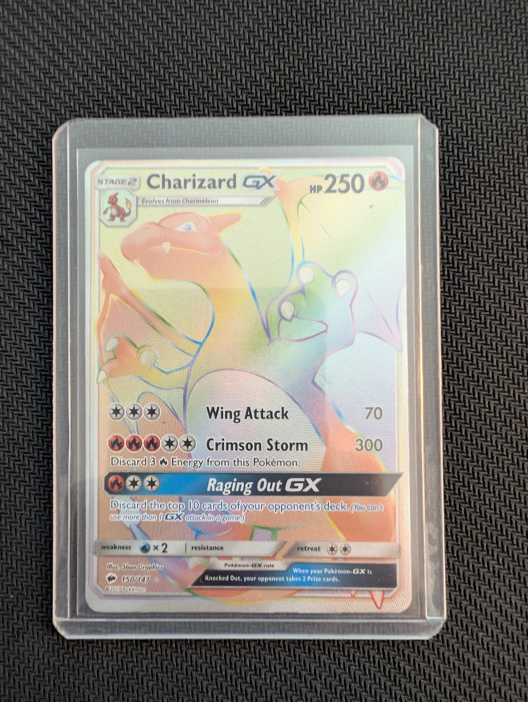 Charizard GX Burning Shadows Secret Rare 150/147 - Pokemon - photo 5