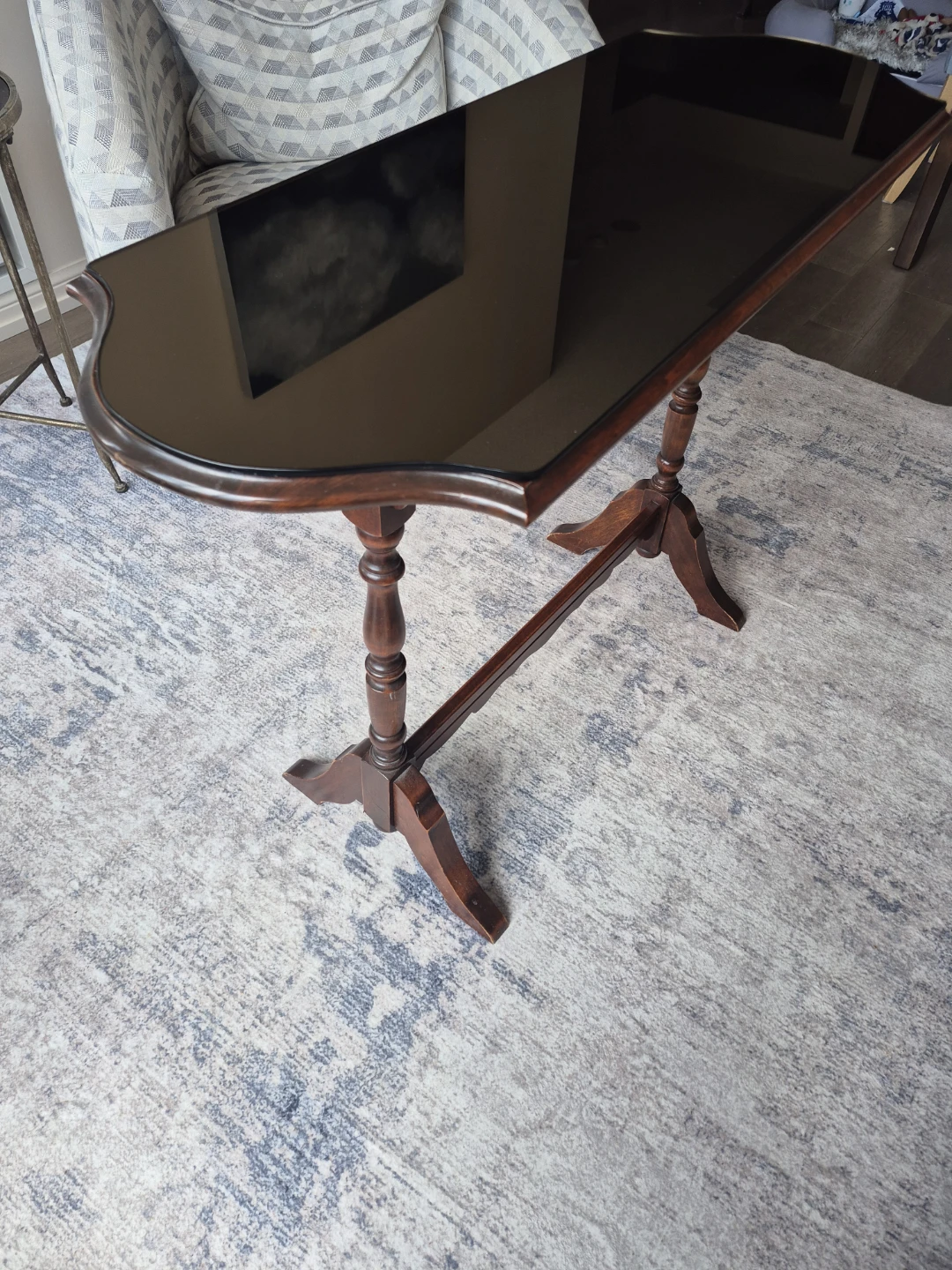 Mid-century hallway table