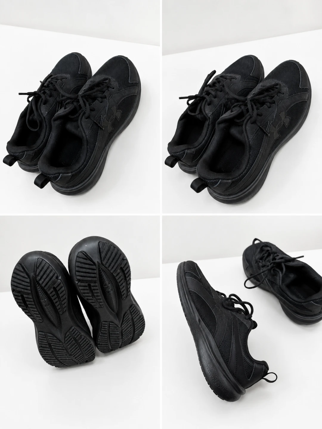 Under Armour Black Charged Assert 9 Running Shoes