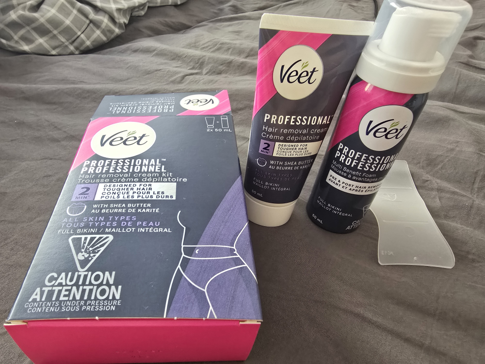 Veet Professional Hair Removal Cream Kit and Foam