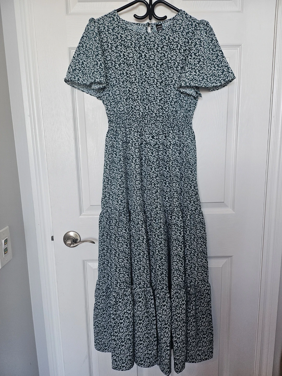 SHEIN Floral Tiered Maxi Dress - Size S