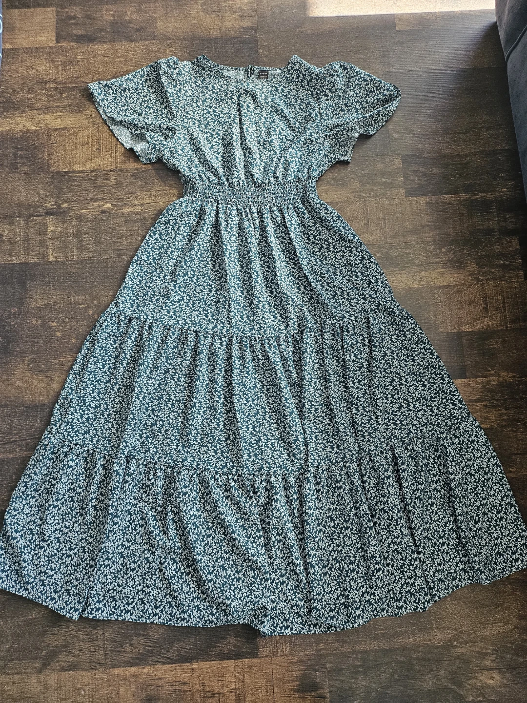 SHEIN Floral Tiered Maxi Dress - Size S - photo 3