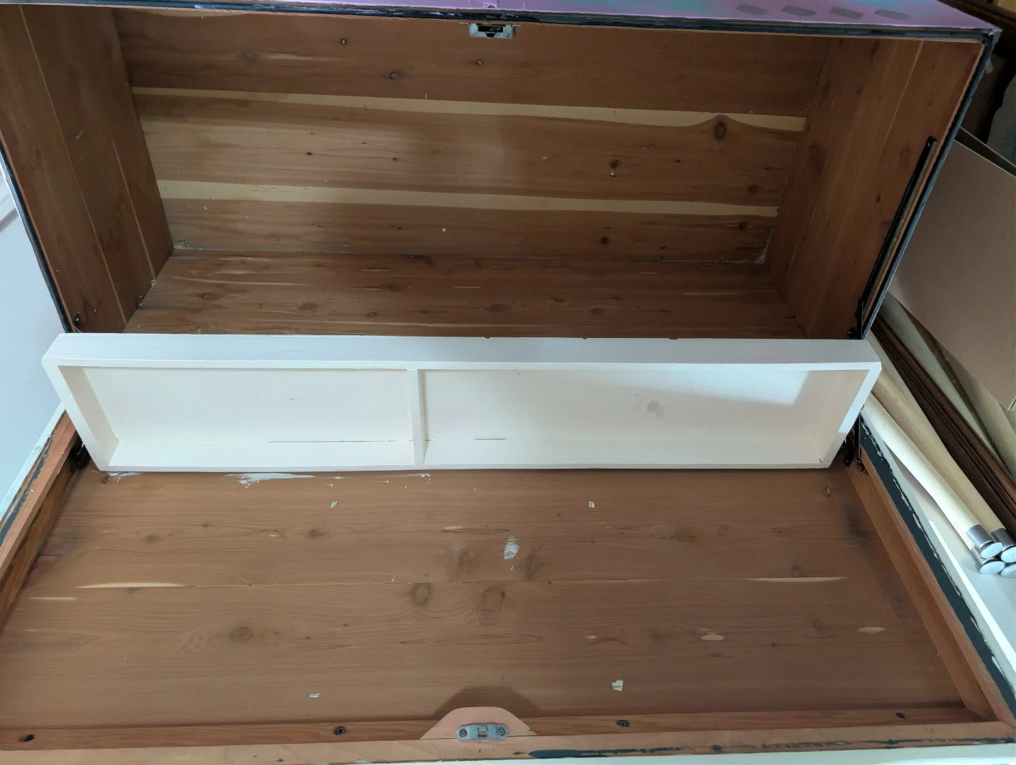 Down the Rabbit Hole Cedar Chest Storage Trunk - photo 4