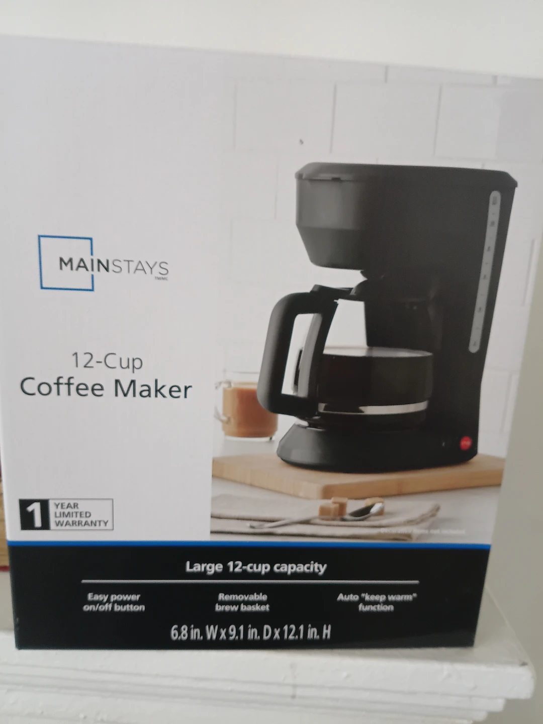 Mainstays 12-Cup Coffee Maker
