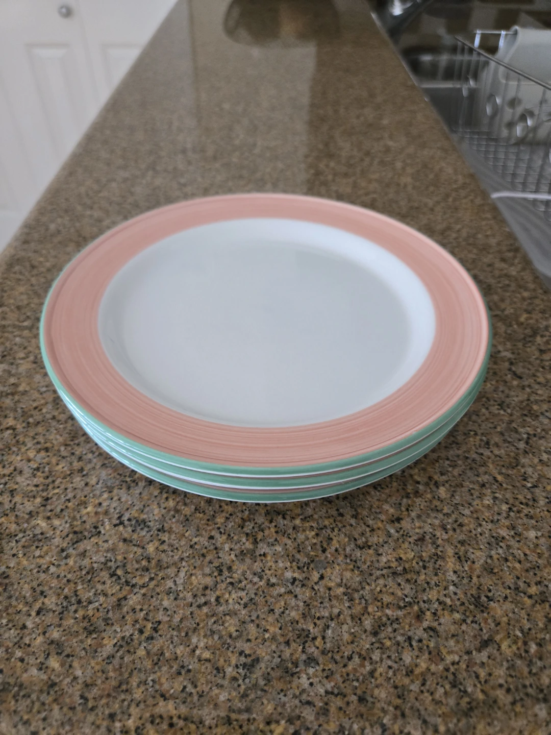 Steelite Rio Pink Slimline International Plates (Set of 4)