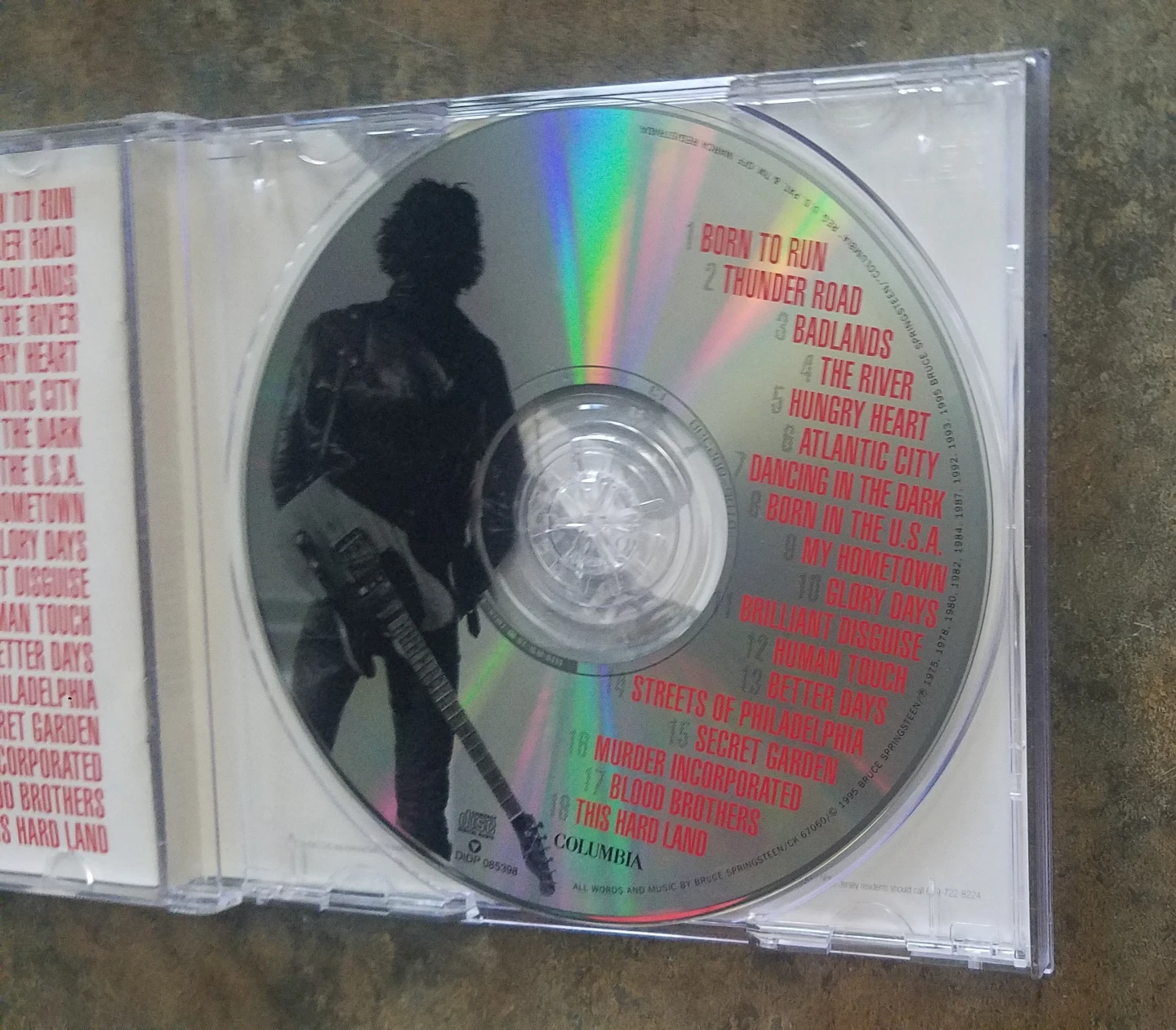 Greatest Hits by Bruce Springsteen Near Mint/ Mint Codition CD - photo 2