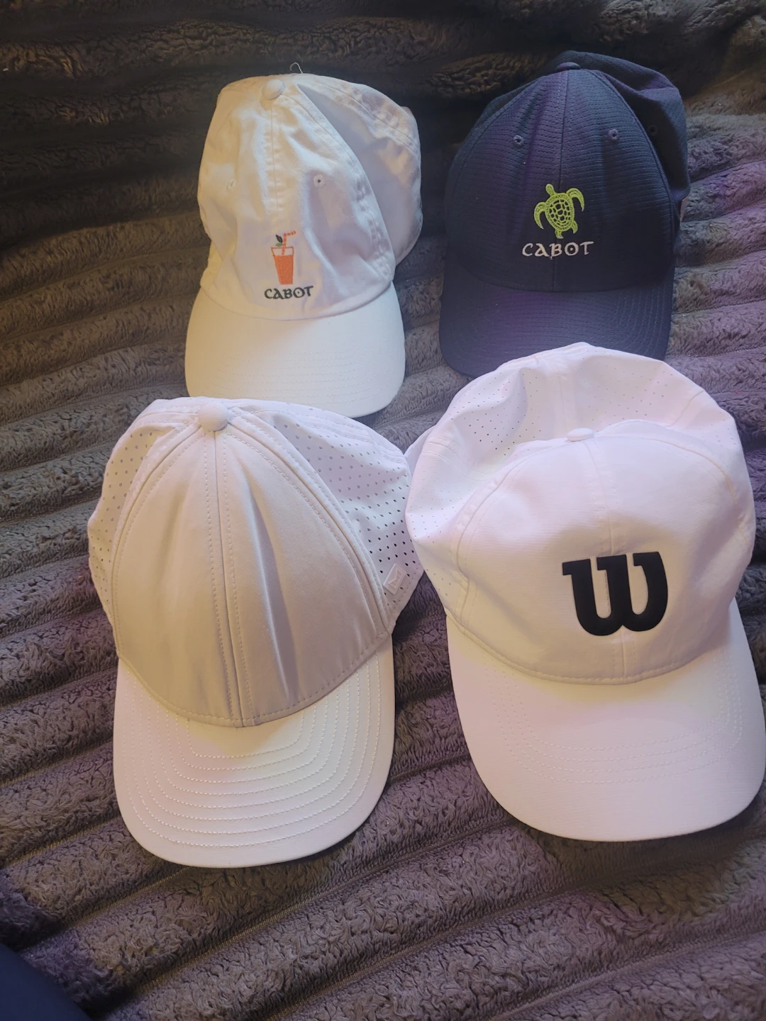 CAPS LOT $80/All or $25/cap Wilson, Cabot and Melin