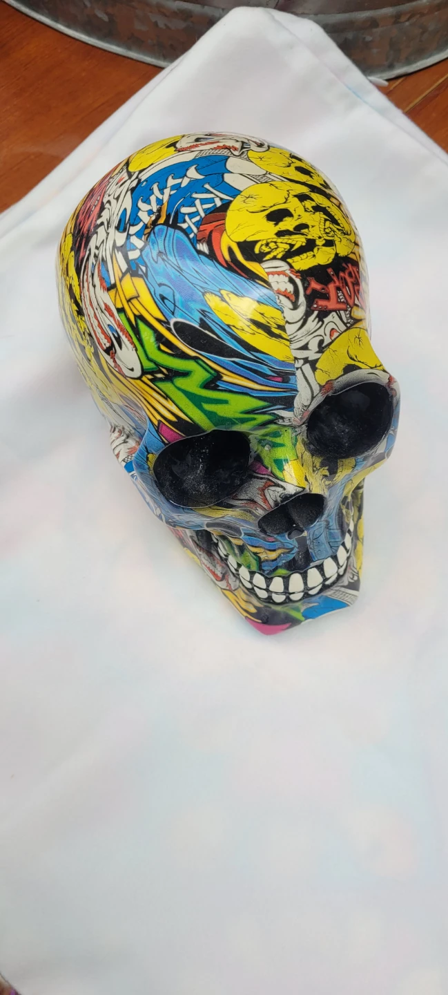 Colorful skull - photo 2