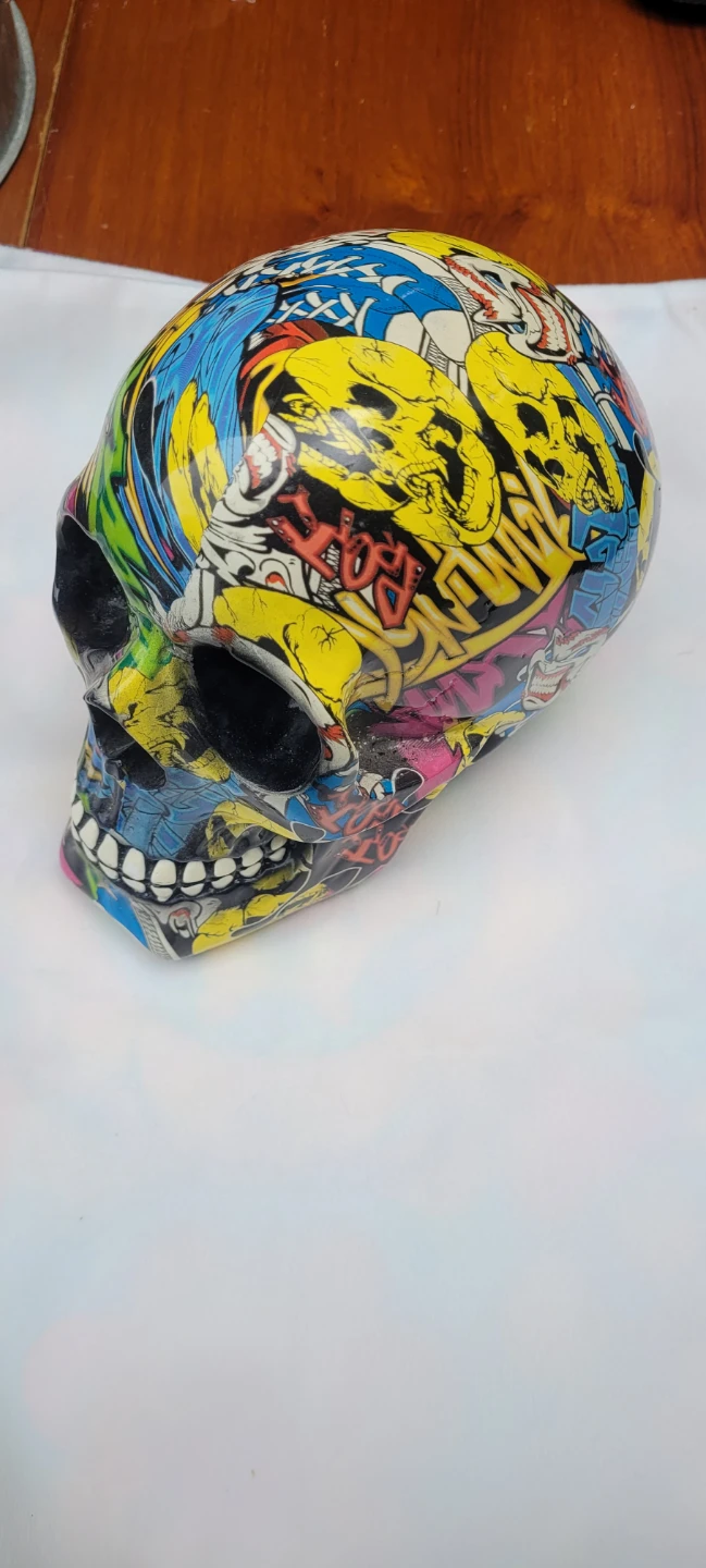 Colorful skull - photo 3