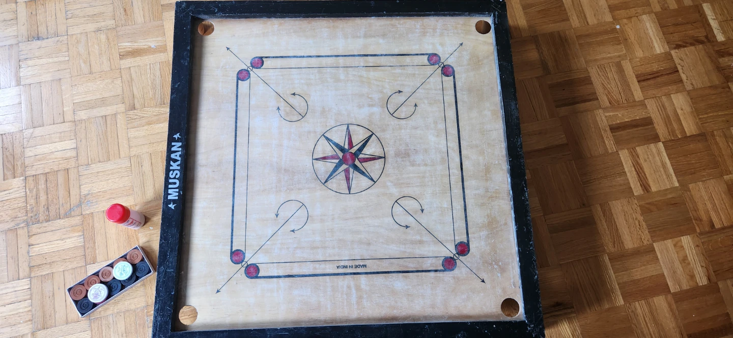 Muskan Carrom Board Set with Pieces - photo 2