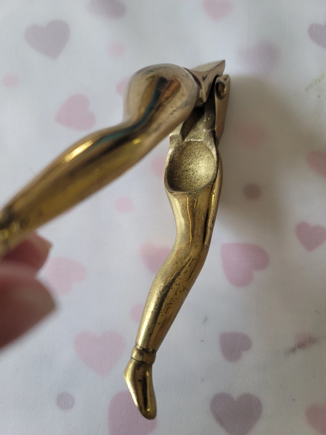 Brass Nude Legs Nutcracker - photo 3