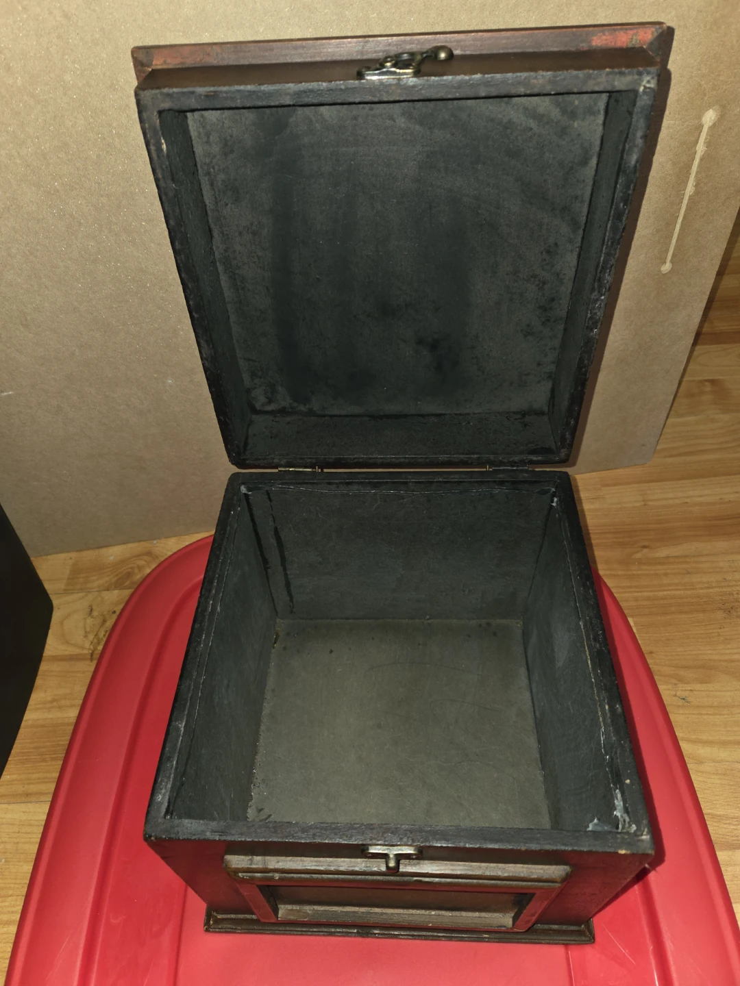 Vintage-Style Custom Wood Postcard Storage Box & Archive Chest - photo 5
