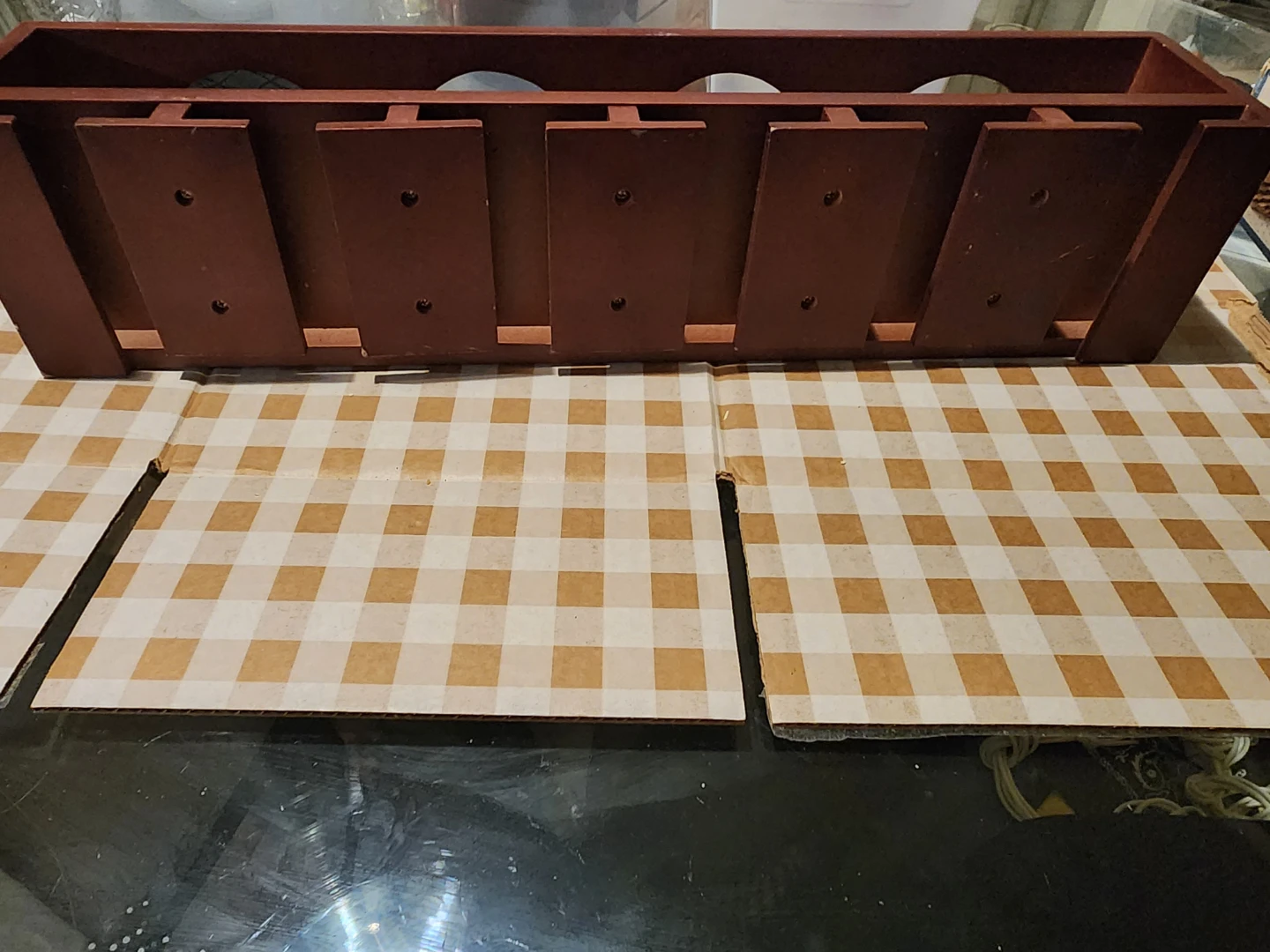 Wooden 4-Bottle Wine Rack - photo 3
