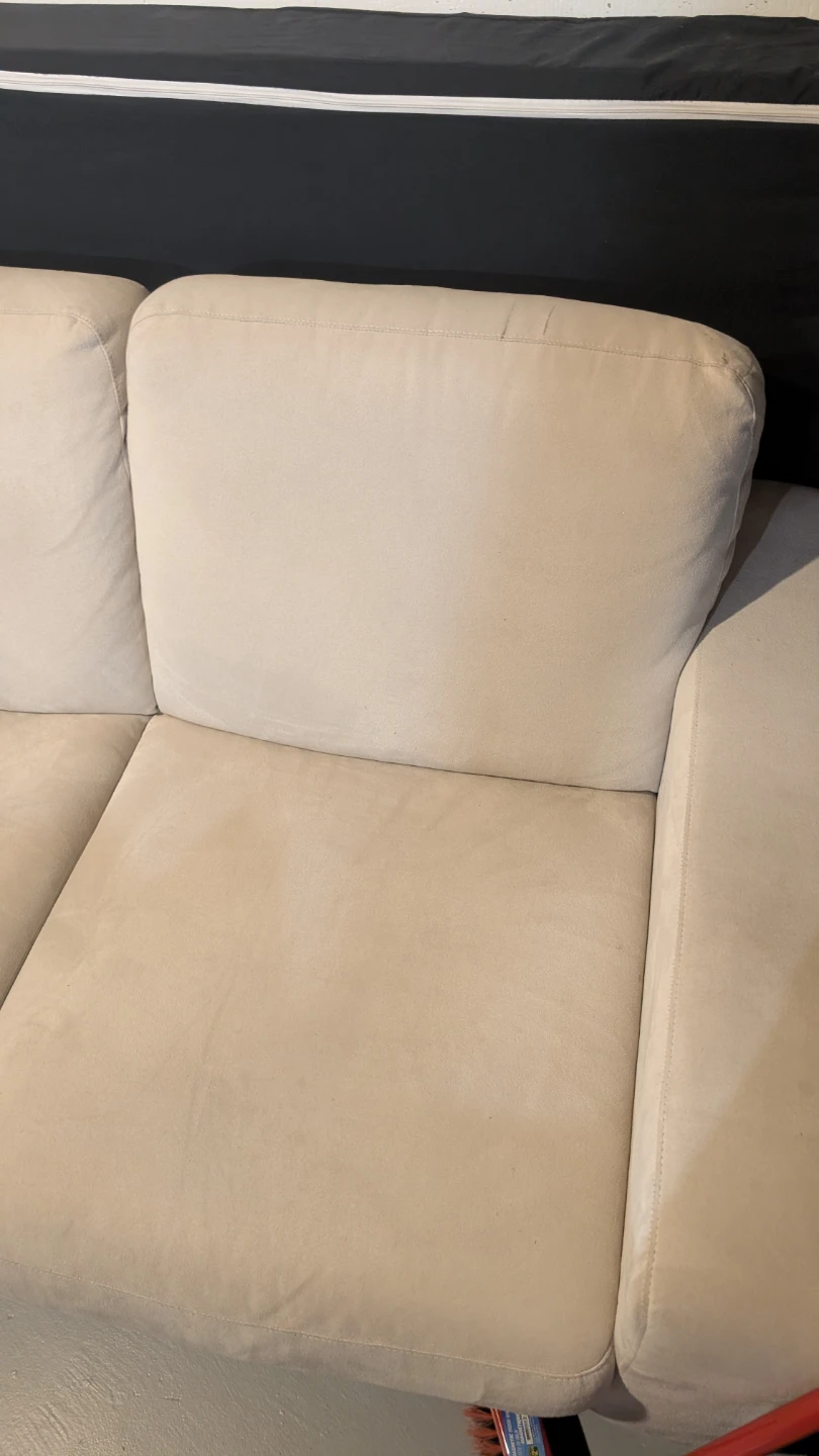 Beige Loveseat Sofa - photo 2