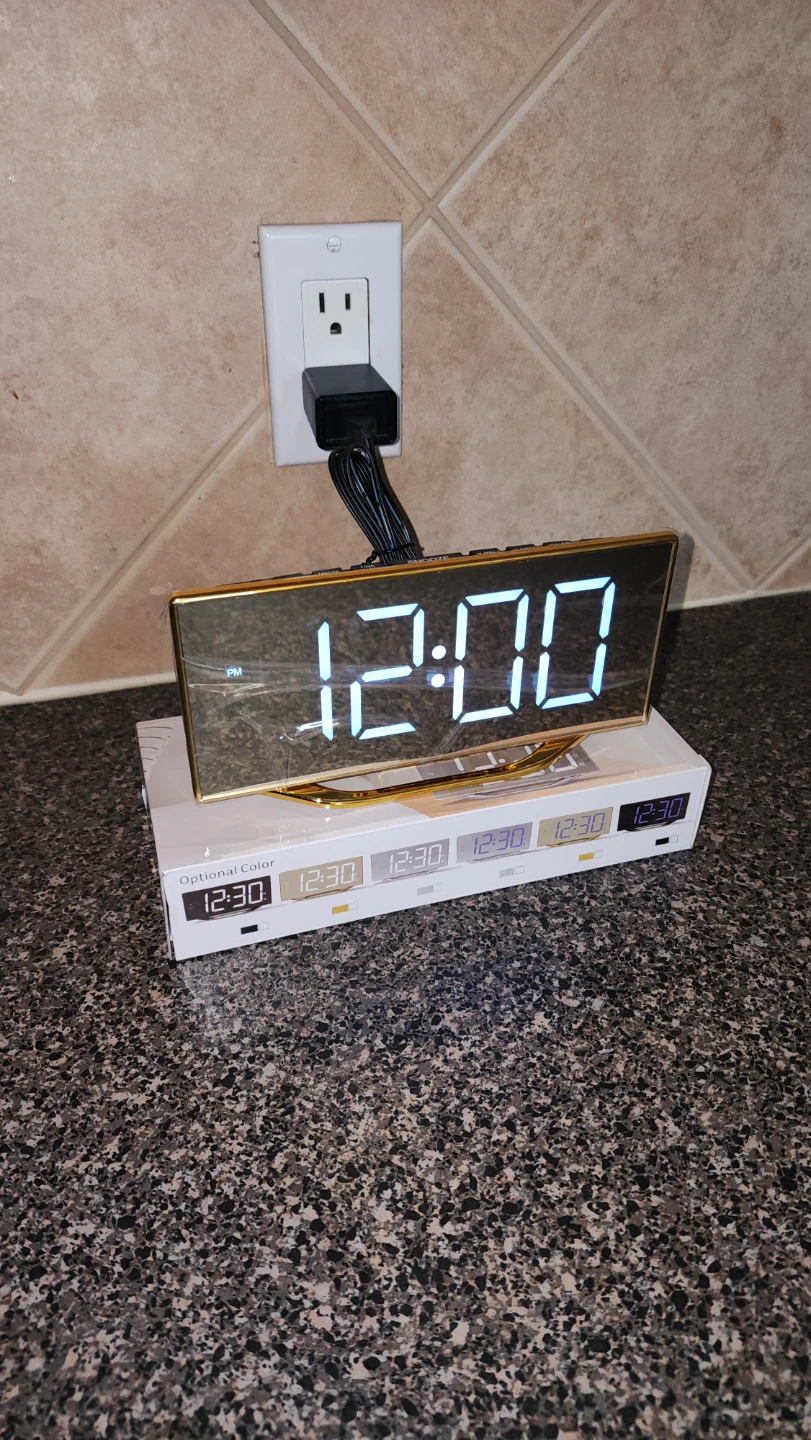 Surface LED Electronic Clock