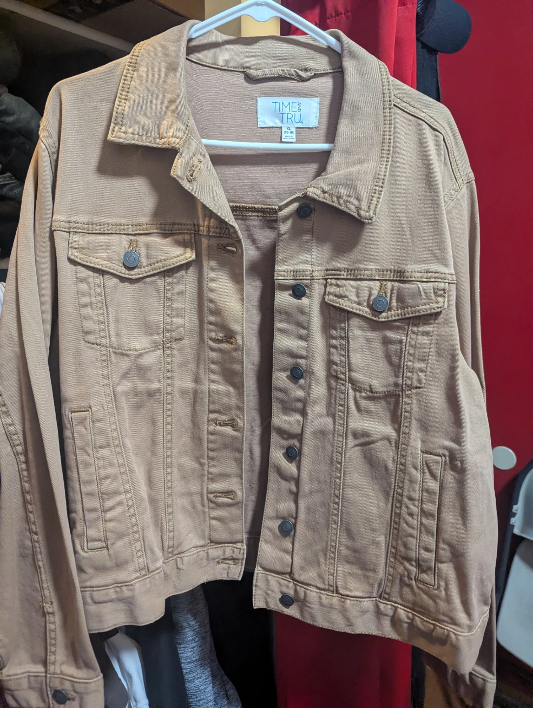 Woman's Time and Tru Denim Jacket XL