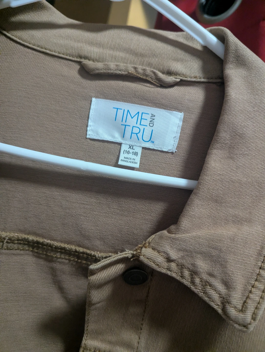 Woman's Time and Tru Denim Jacket XL - photo 2