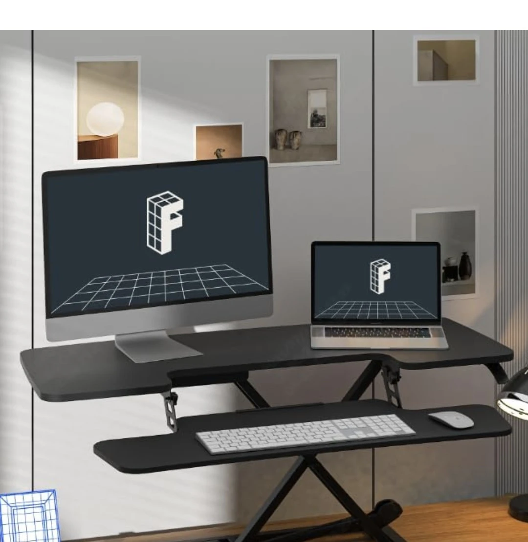 FlexiSpot Standing Desk Converter M37MB-BLACK - photo 3