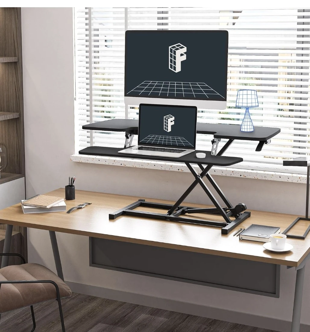 FlexiSpot Standing Desk Converter M37MB-BLACK - photo 5