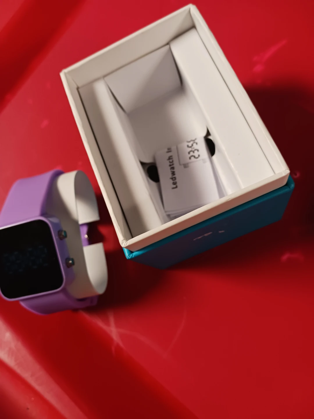 Digital LED Watch and Floral Analog Watch Set - photo 2