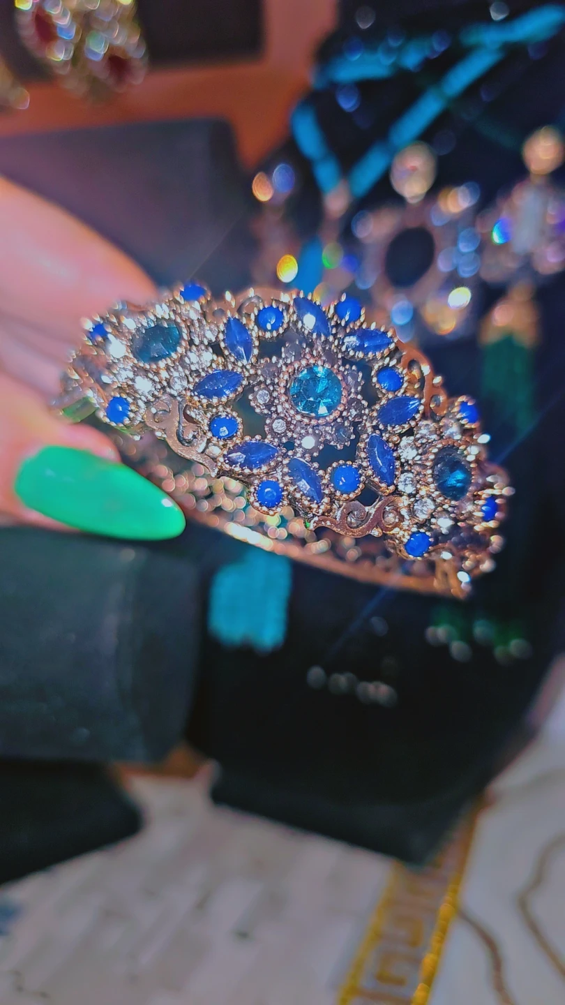 Turkish bangle bracelets with semi precious stones - photo 2