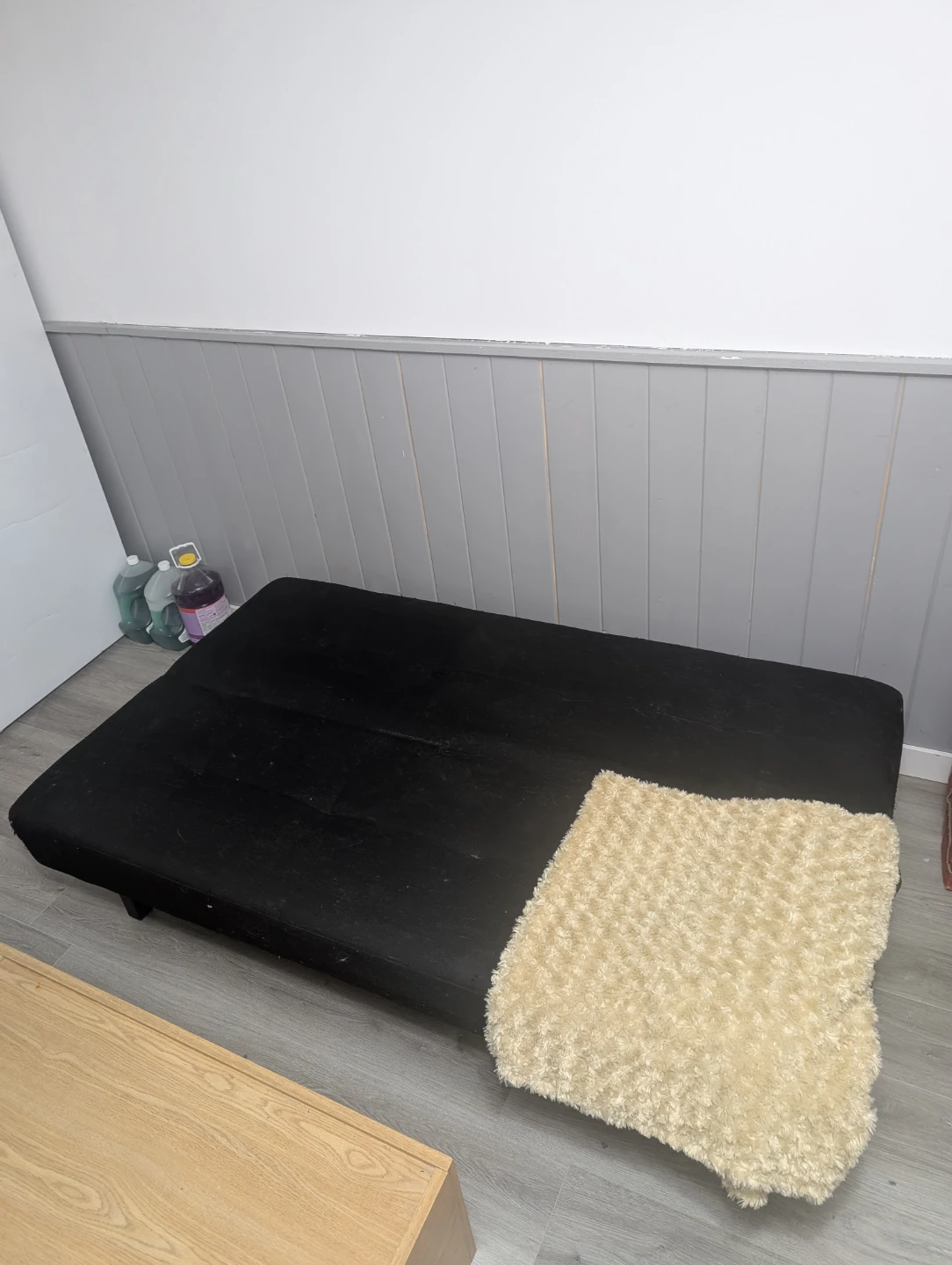 Black Futon Sofa Bed - photo 3
