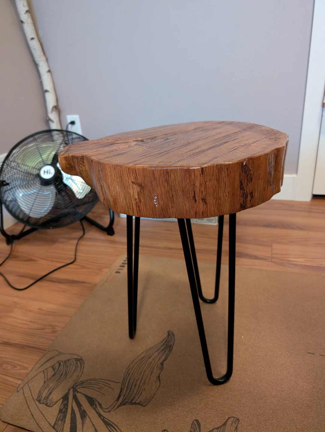 Solid Wood Side Table - photo 2